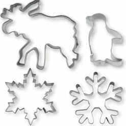 Utstickare Bakformar Vinter 4-delar