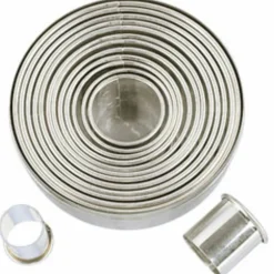 Utstickare Kakformar Runda 14st. Dia2,5cmAluminium 26 x 11,5 x 7 cm