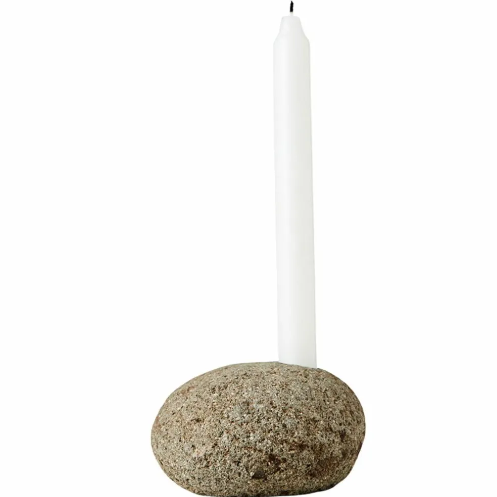 Valley ljusstake, grå/natur