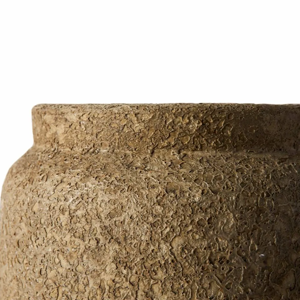 Vas 25 cm, beige