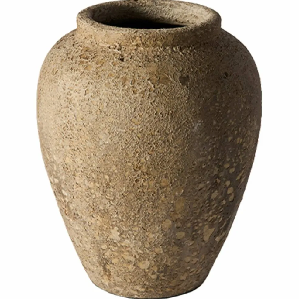 Vas 25 cm, beige