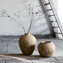Vas 25 cm, beige