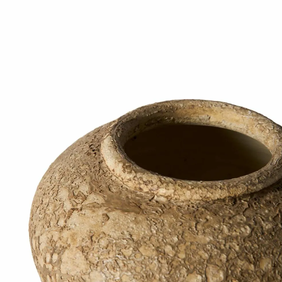 Vas 38 cm, beige