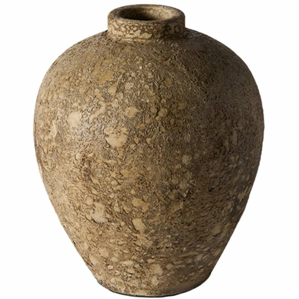 Vas 38 cm, beige