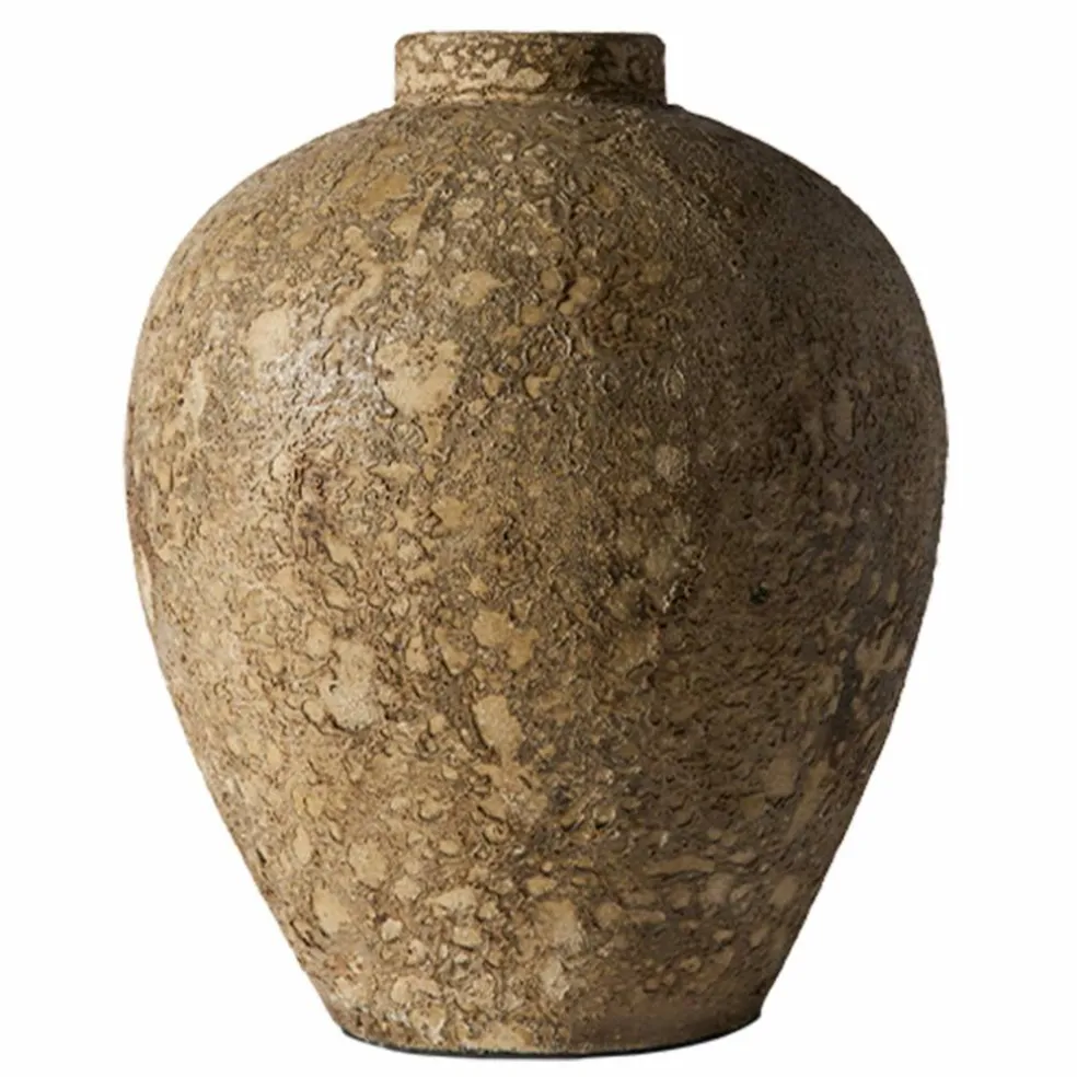 Vas 38 cm, beige