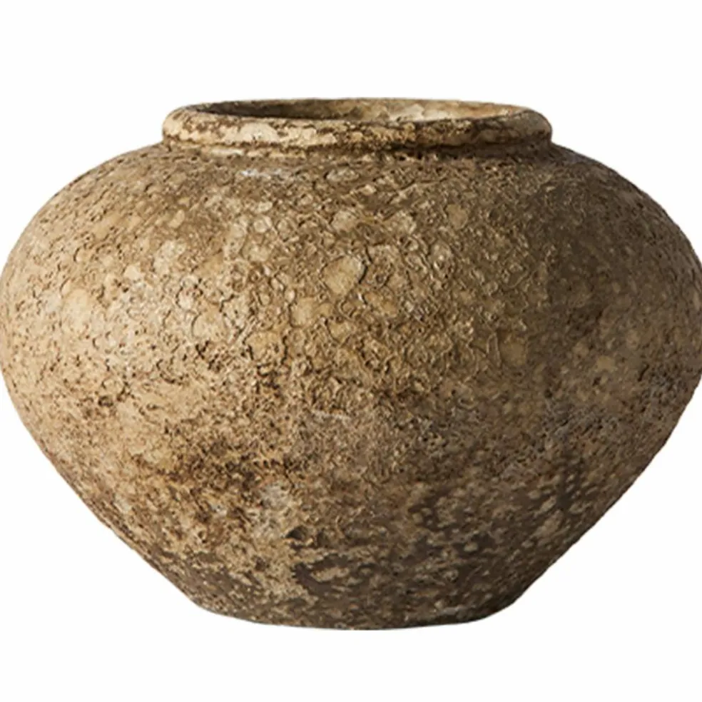 Vas 40 cm, beige