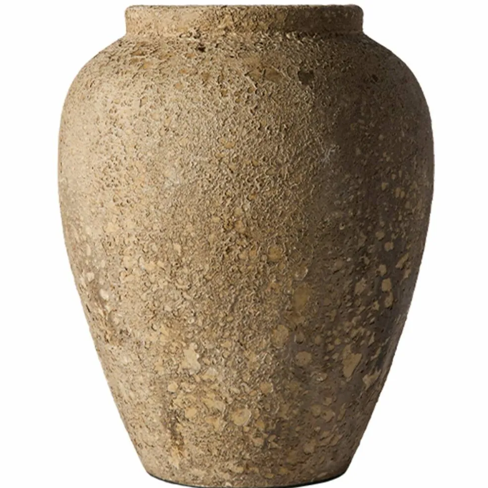 Vas 40 cm, beige