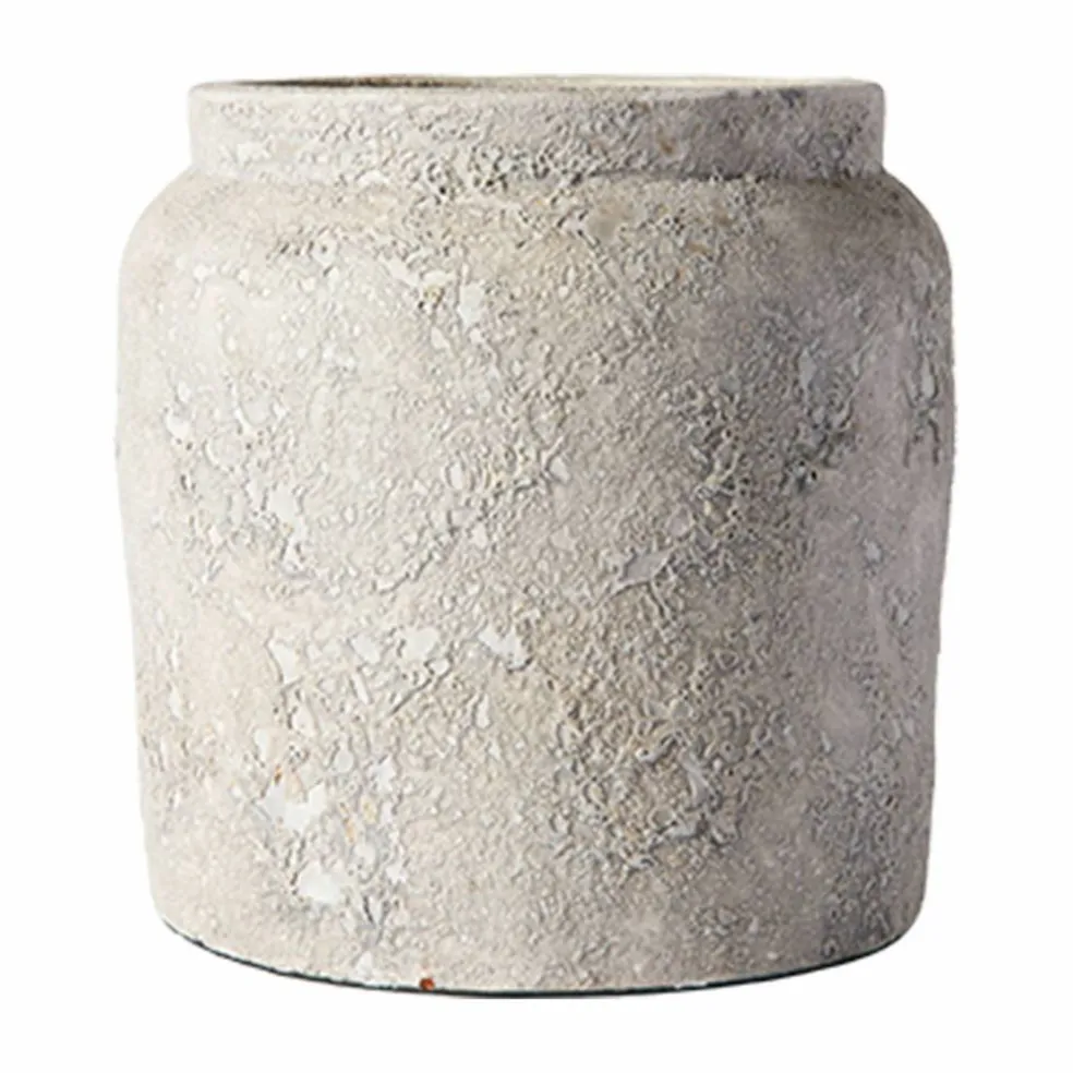 Vas 28 cm, grå