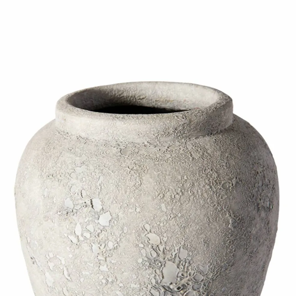 Vas 38 cm, grå