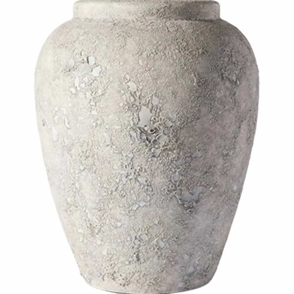 Vas 38 cm, grå