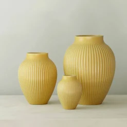 Vas 27 cm, gul