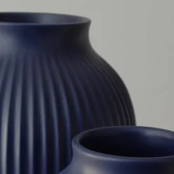 Vas 20 cm ripple, dark blue