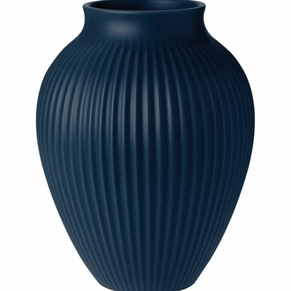 Vas 27 cm ripple, dark blue