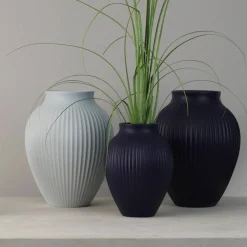 Vas 27 cm ripple, dark blue