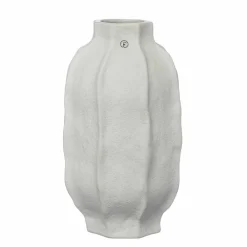 Vas i stengods 22 cm, naturvit