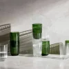 Vattenglas, 37 cl, Ø 8 cm, 4 st, grön