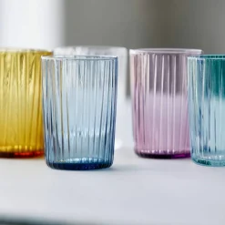 Vattenglas 28 cl 4-pack, blå