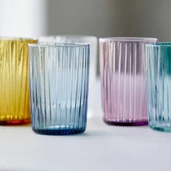Vattenglas 28 cl 4-pack, blå