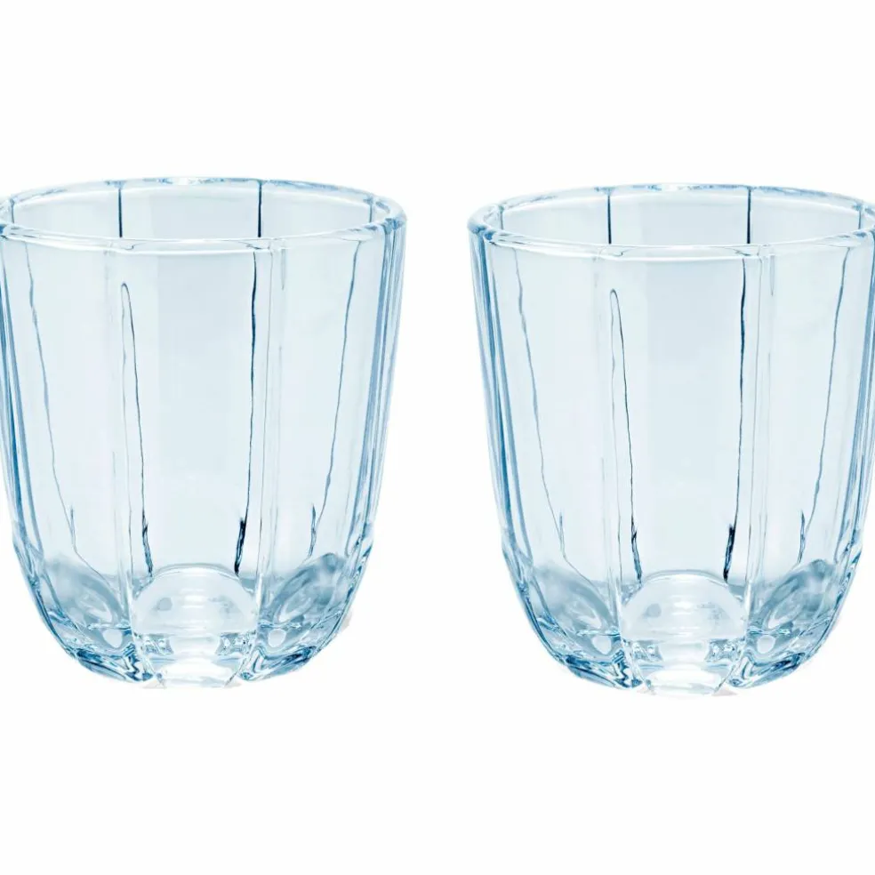 Vattenglas 32 cl 2-pack, blue iris