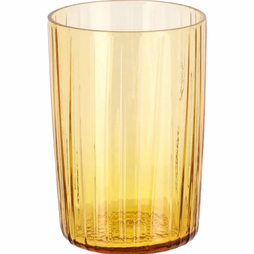 Vattenglas 28 cl 4-pack, bärnsten