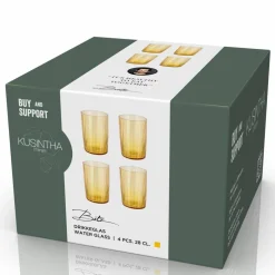 Vattenglas 28 cl 4-pack, klar