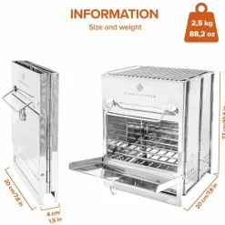 Vedeldad portabel spis 2