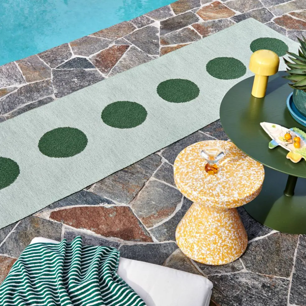 Vera Pop matta 70 × 280 cm, jade/turquoise