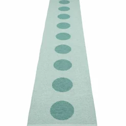 Vera Pop matta 70 × 360 cm, jade/turquoise