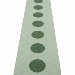 Vera Pop matta 70 × 280 cm, leaf/misty mint