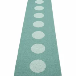 Vera Pop matta 70 × 280 cm, leaf/misty mint