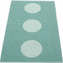 Vera Pop matta 70 × 120 cm, leaf/misty mint