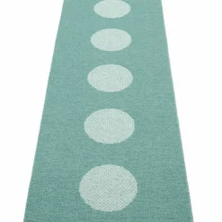 Vera Pop matta 70 × 200 cm, leaf/misty mint