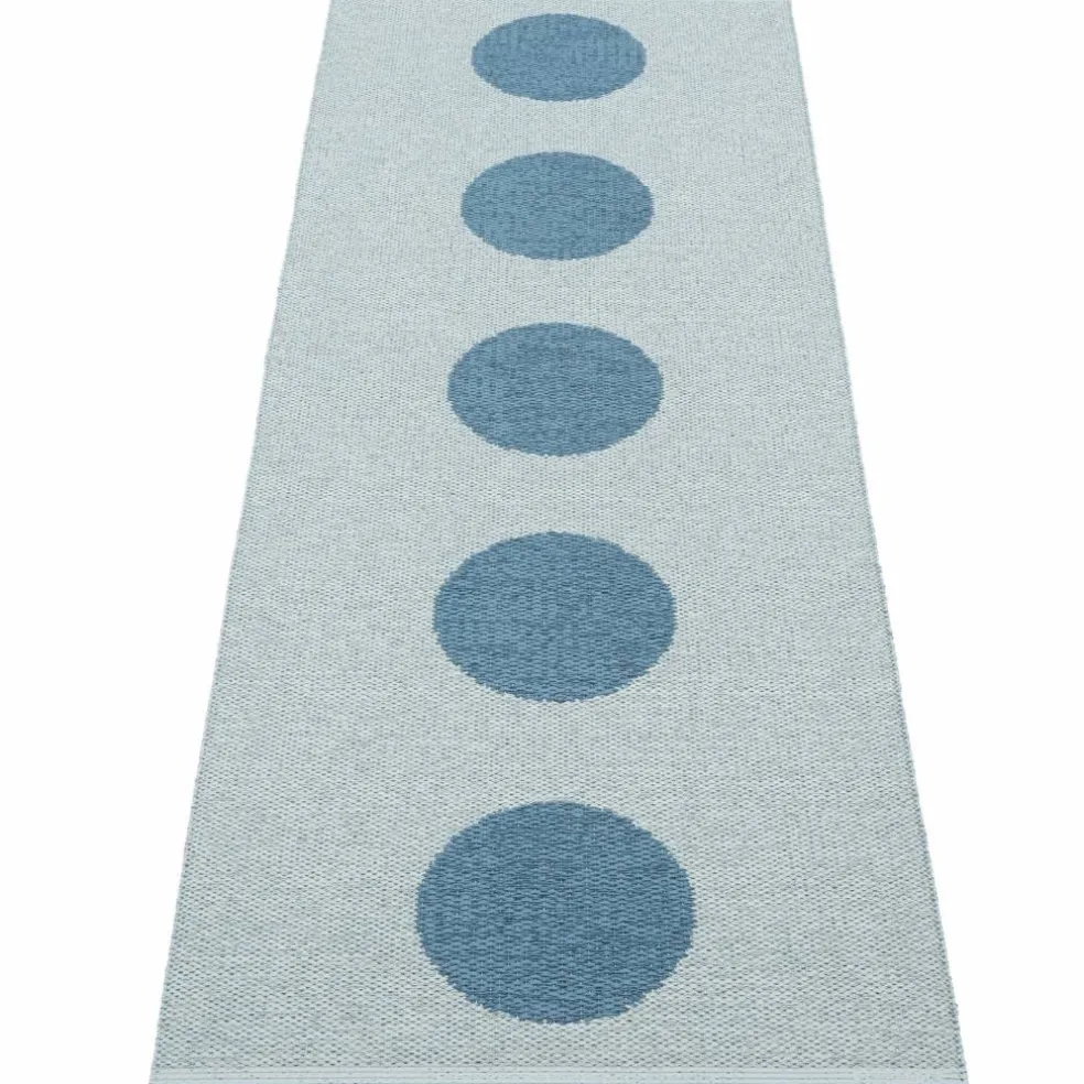 Vera Pop matta 70 × 200 cm, leaf/misty mint