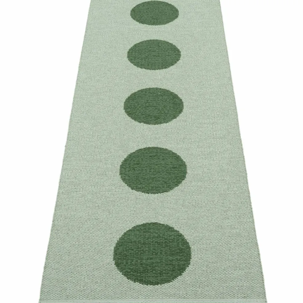 Vera Pop matta 70 × 200 cm, leaf/misty mint