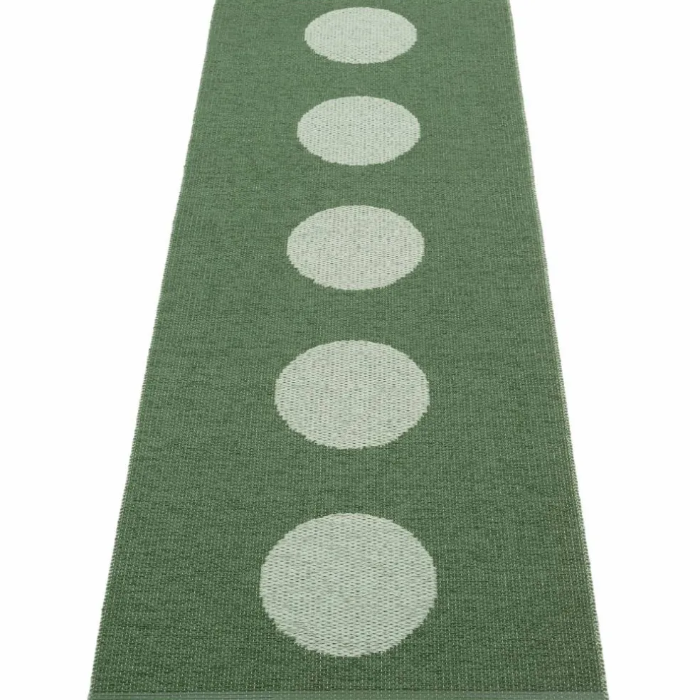 Vera Pop matta 70 × 200 cm, leaf/misty mint