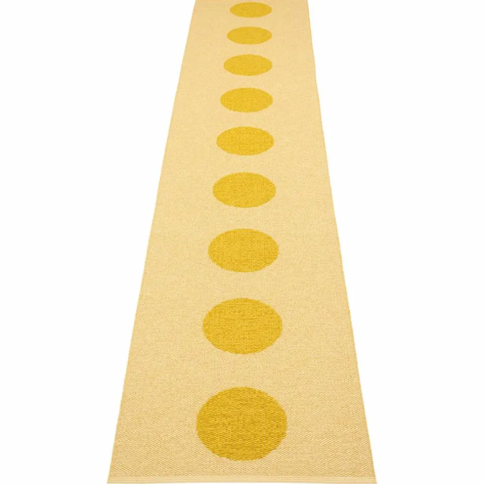 Vera Pop matta 70 × 360 cm, mustard/yellow