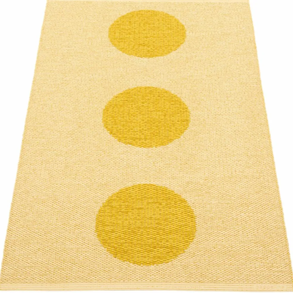 Vera Pop matta 70 × 120 cm, mustard/yellow