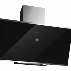 Vägghängd fläkt vertikal 90 cm, svart
