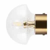 16 vägglampa, vit/krom