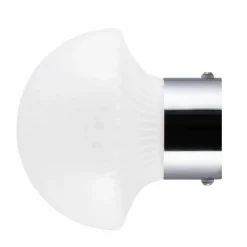 16 vägglampa, vit/krom