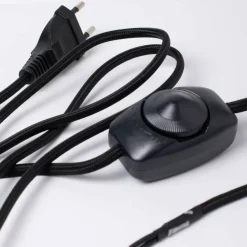 Väggsladd med dimmer 2 m, vit