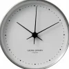 Väggur Stål/Vit 22 cm