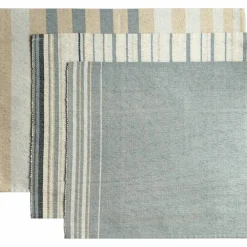 Vibeke Klint bordstablett 33 × 48 cm, breda linjer, blå