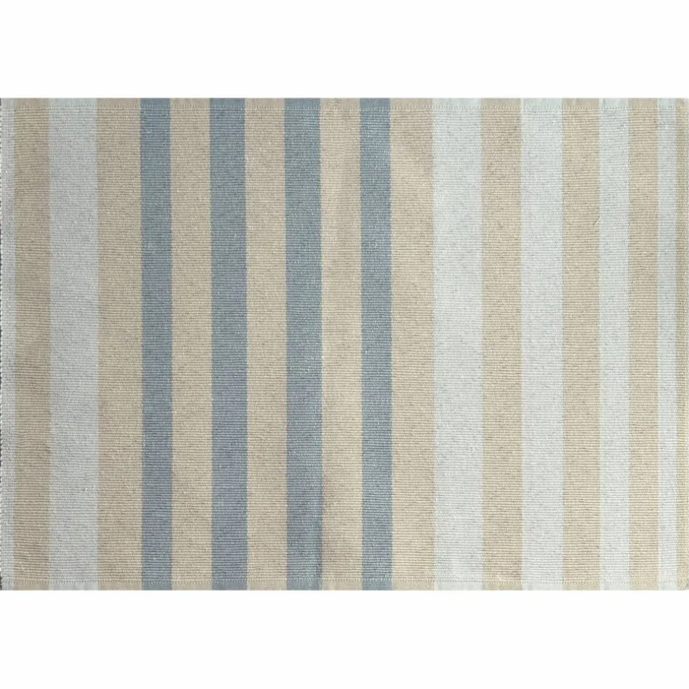 Vibeke Klint bordstablett 33 × 48 cm, breda linjer, blå