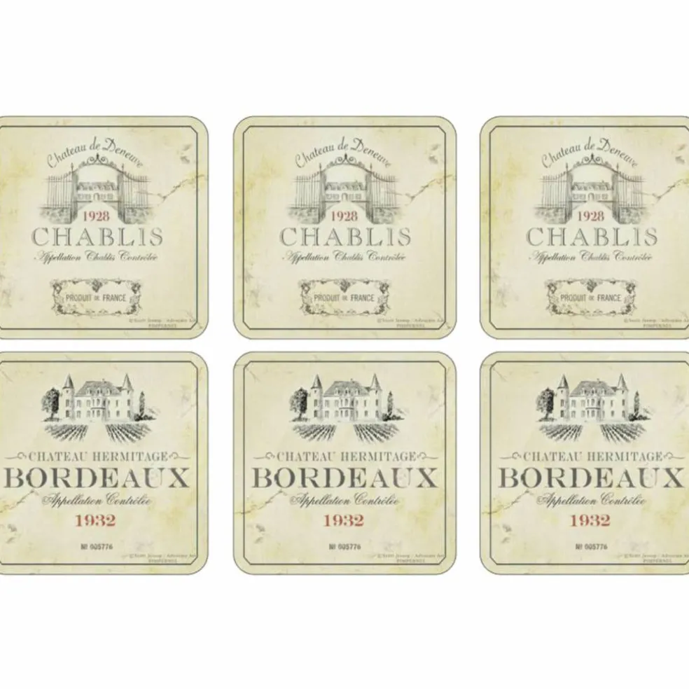 Vin de France Glasunderlägg 6-pack