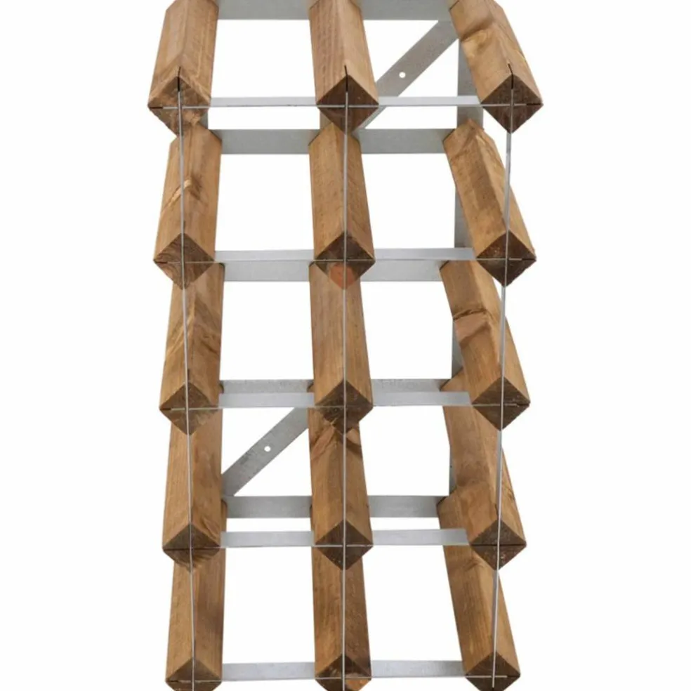 Vinställ Påbyggnadsbart 12 Flaskor Light oak