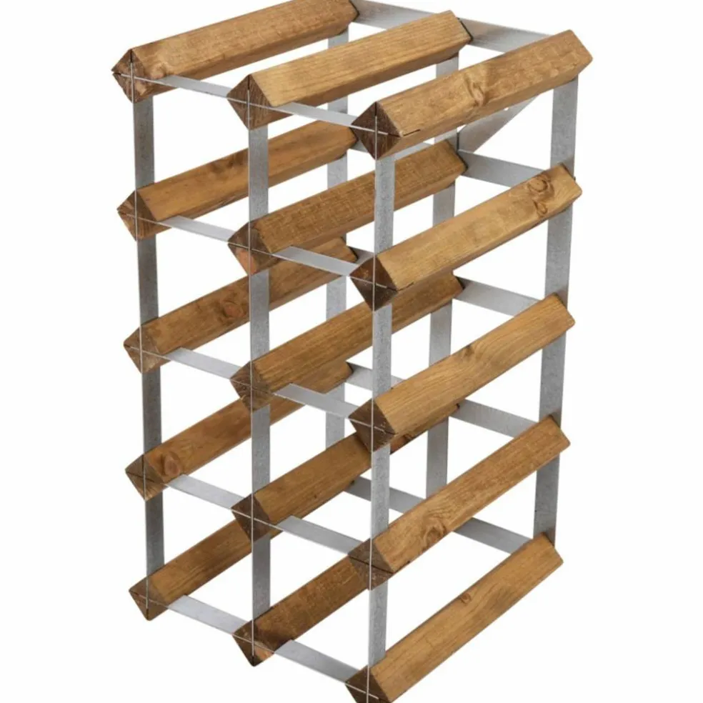 Vinställ Påbyggnadsbart 12 Flaskor Light oak