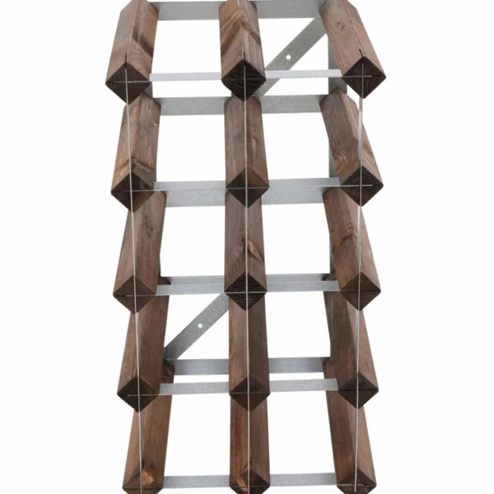 Vinställ Påbyggnadsbart 12 Flaskor Light oak