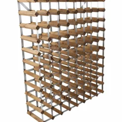 Vinställ Påbyggnadsbart 90 Flaskor Dark oak