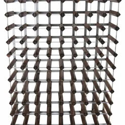 Vinställ Påbyggnadsbart 72 Flaskor Black Ash
